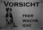 Großer Schweizer Sennenhund | Edelstahl Warnschild